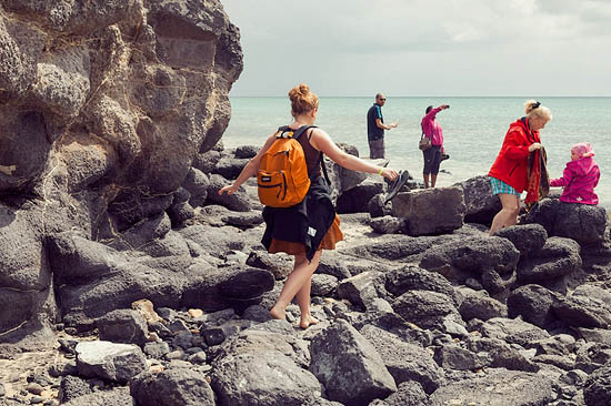 En équilibre, sur les rochers (2015)