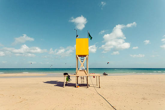 Yellow Lifeguard Tower (2015)
