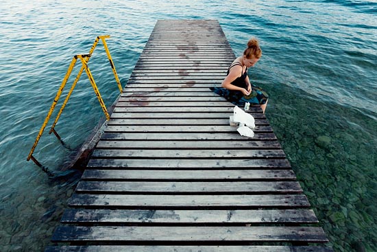 Petit déj au bord du lac de Garde / Italie (2016)