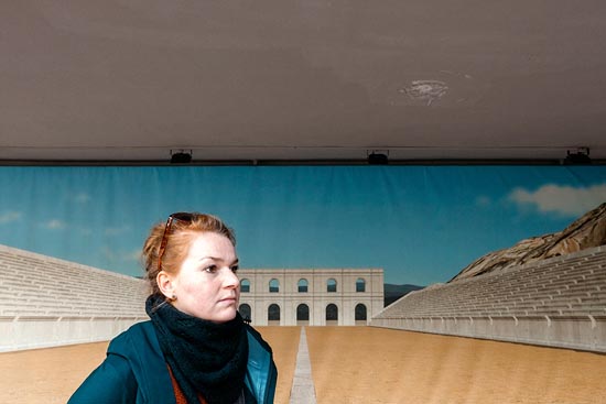 Dans le stade romain à Plovdiv / Bulgarie (2017)