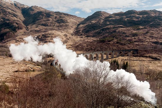 Smoky Paysage à Glenfinnan / Écosse (2018)