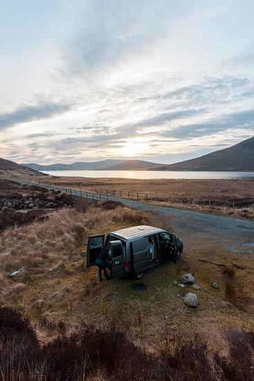 Night Spot au petit matin / Écosse (2018)
