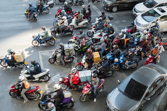La circulation à Bangkok / Thaïlande (2020)
