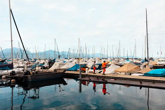 Le port de Lausanne / Suisse (2023)