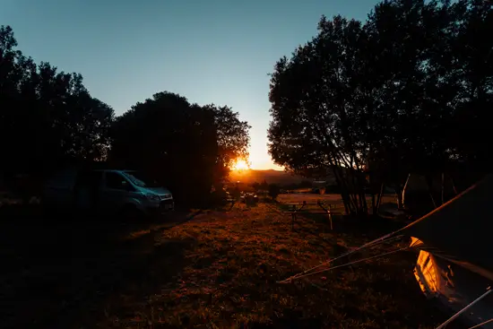 Sunset de camping / Corse (2023)
