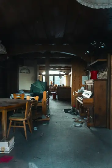 Berghotel Kalteck abandonné, le restaurant / Allemagne (Été 2024)