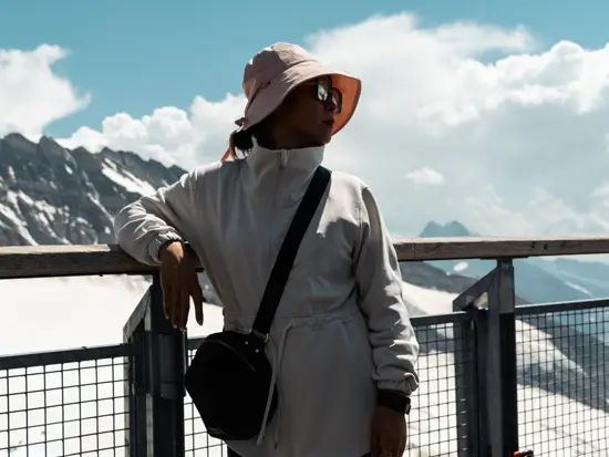 La touriste on the Top of Europe  / Suisse (Été 2024)