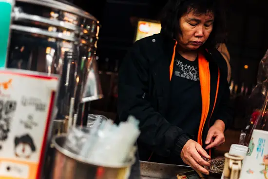 Veste intérieur orange Street Food / Taïwan (2024)