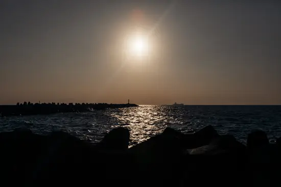 Fin de journée sur Oyster Liao Seaside Beach / Taïwan (2024)
