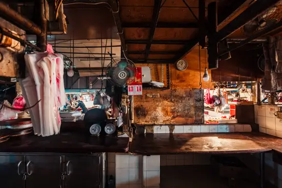 Étal de marché vide II / Taïwan (2024)