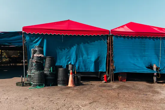 Fuhe Flea Market, les paniers retournés / Taïwan (2024)