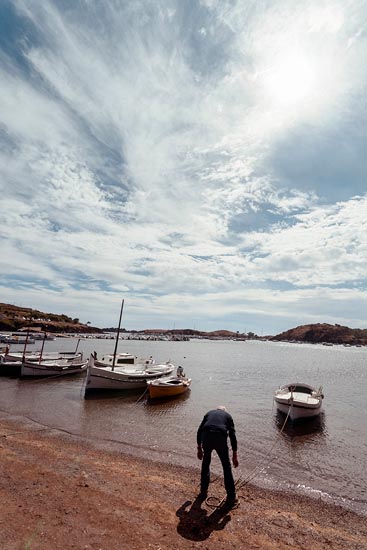 Un vieux et son bateau, à Cadaqués / Espagne (2017)