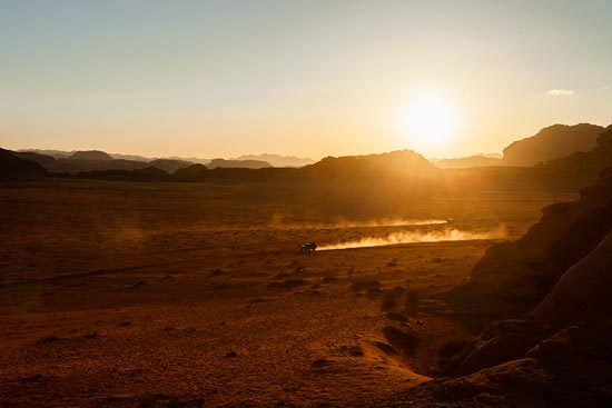 4x4 Sunset dans le Wadi Rum / Jordanie (2019)