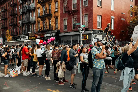 Foule de marathon / New York, USA (2022)