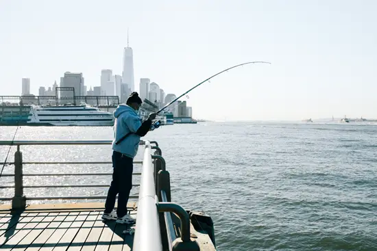 Le pêcheur de l'Hudson / New York, USA (2022)