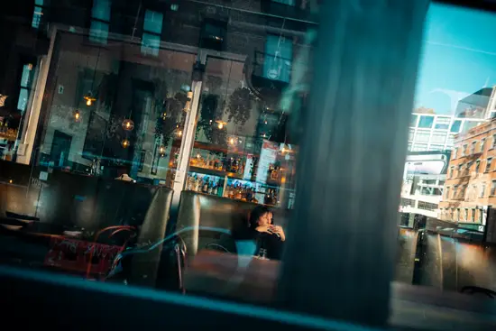 Vitrine de café / New York, USA (2022)