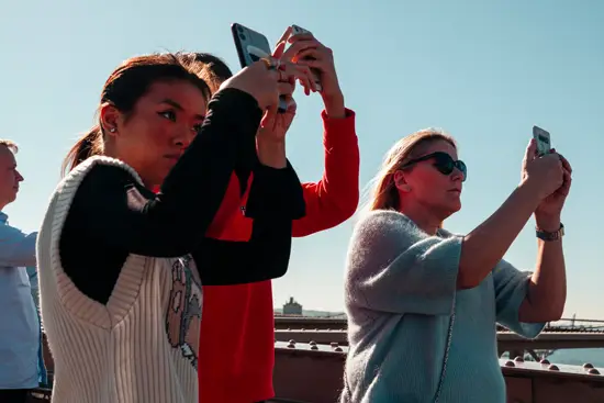 Brooklyn Bridge, shooting en groupe / New York, USA (2022)