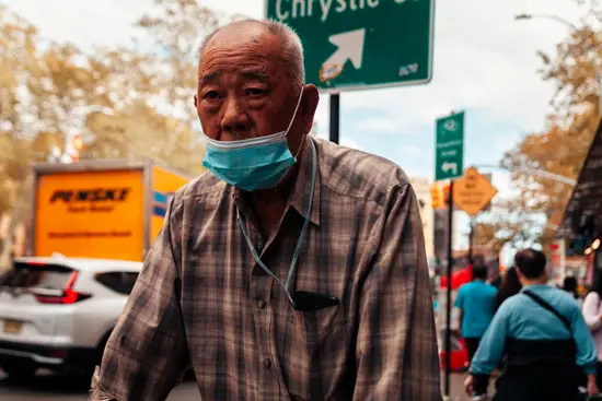 Masque de bouche / New York, USA (2022)